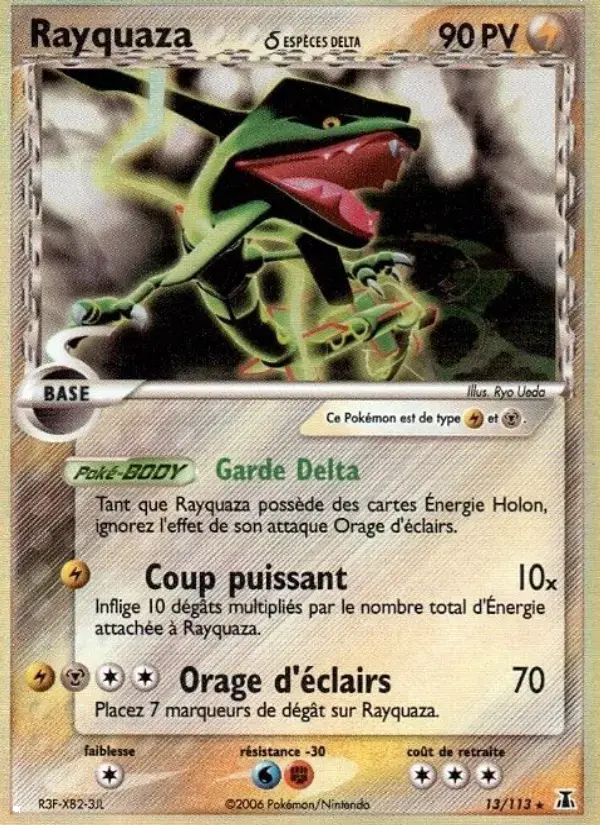 Carte Pokémon Rayquaza δ #13 — Espèces Delta