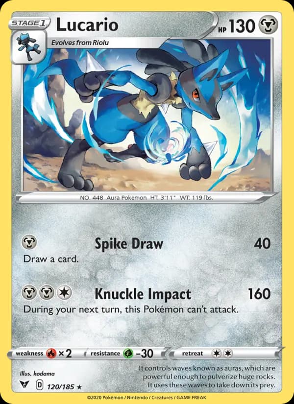 Lucario #120 — Vivid Voltage