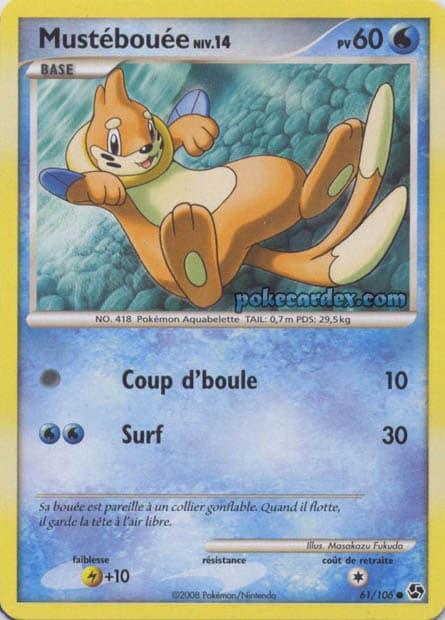 Carte Pokémon Mustébouée #61 — Grands Envols