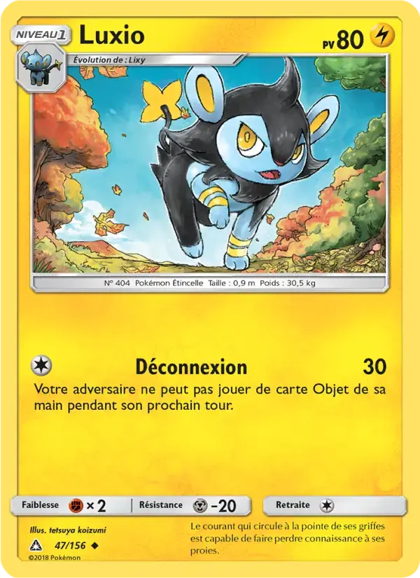 Carte Pokémon Luxio #47 — Ultra-Prisme