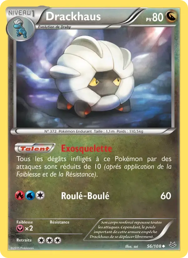 Carte Pokémon Drackhaus #56 — Ciel Rugissant