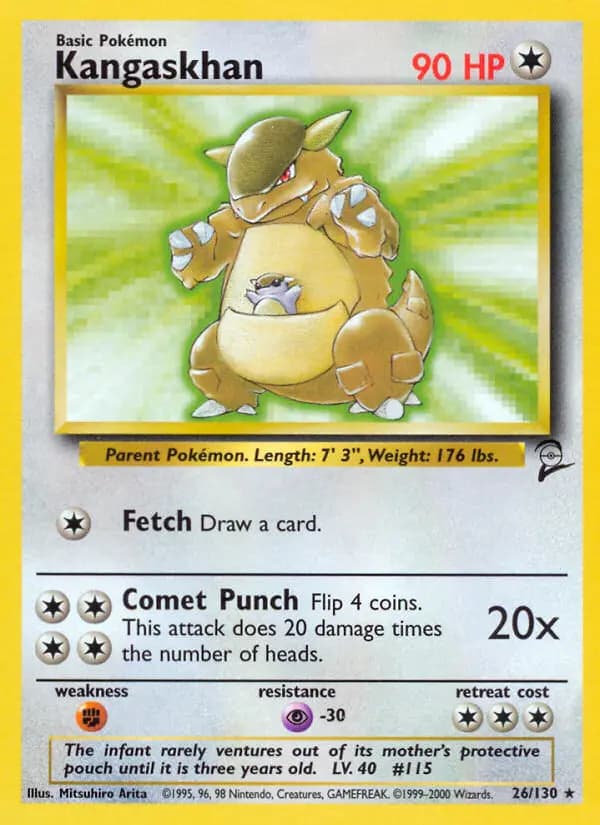 Kangaskhan #26 — Base Set 2