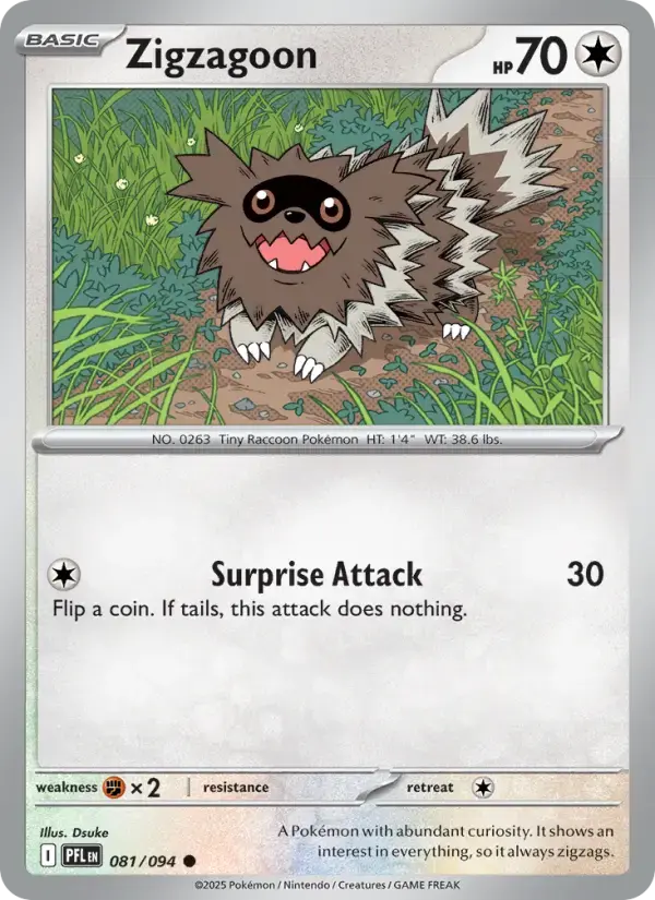 Zigzagoon #081 — Phantasmal Flames