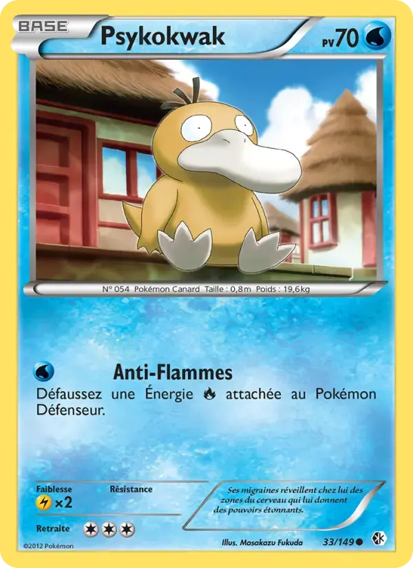 Carte Pokémon Psykokwak #33 — Frontières Franchies
