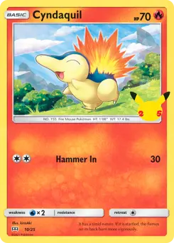 Cyndaquil #10 — 2021 McDonald's Collection