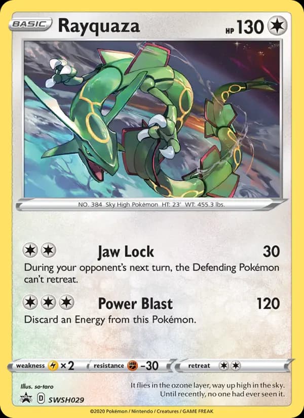 Rayquaza #SWSH029 — Sword & Shield Promos