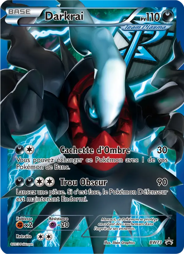 Carte Pokémon Darkrai #BW73 — Promos Noir et Blanc