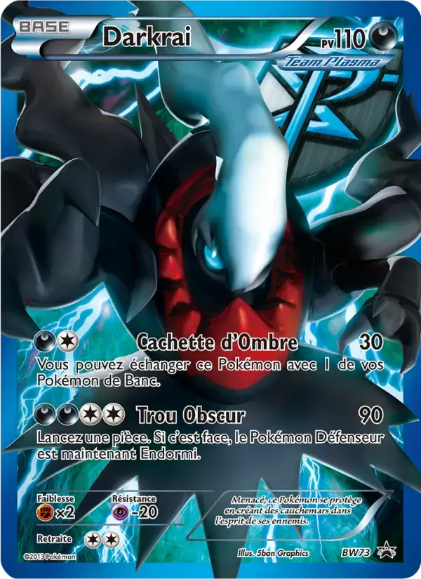 Carte Pokémon Darkrai #BW73 — Promos Noir et Blanc