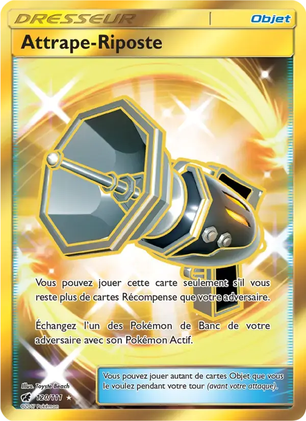 Carte Pokémon Attrape-Riposte #120 — Invasion Carmin