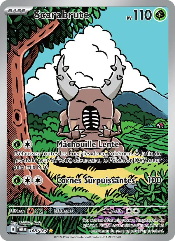 Carte Pokémon Scarabrute #168 — Mascarade Crépusculaire
