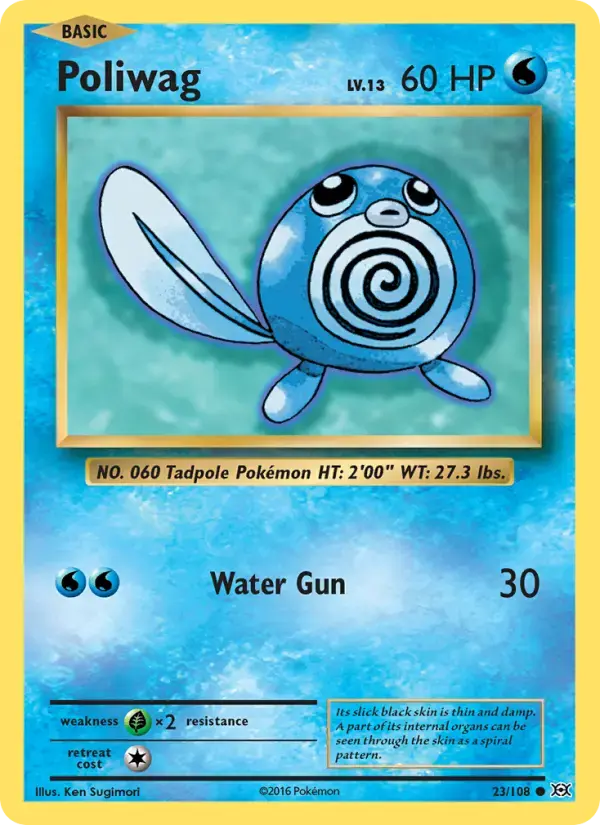 Poliwag #23 — Evolutions