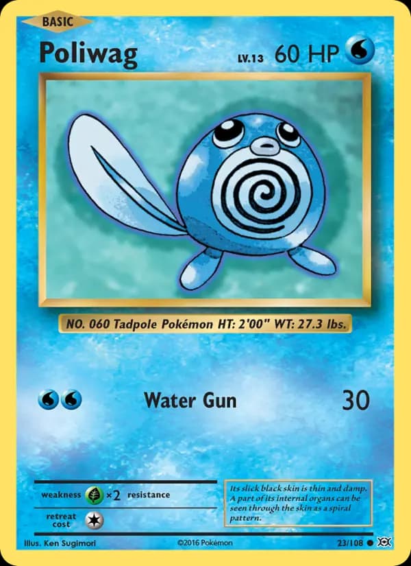 Poliwag #23 — Evolutions