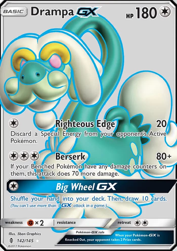 Drampa GX #142 — Guardians Rising
