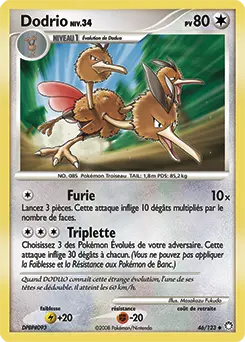 Carte Pokémon Dodrio #46 — Trésors Mystérieux