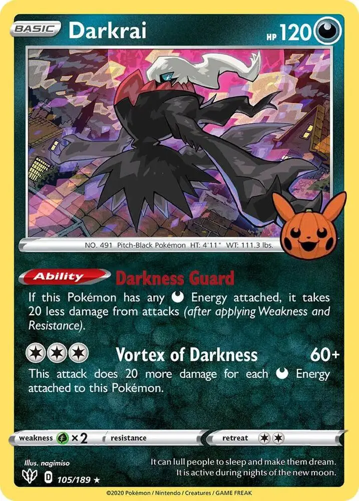 Darkrai #105 — Trick or Trade BOOster Bundle 2022