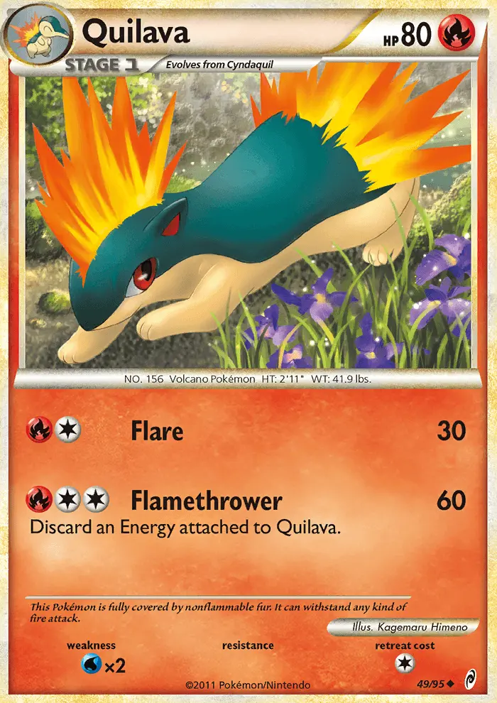 Carte Pokémon Feurisson #49 — L'Appel des Légendes