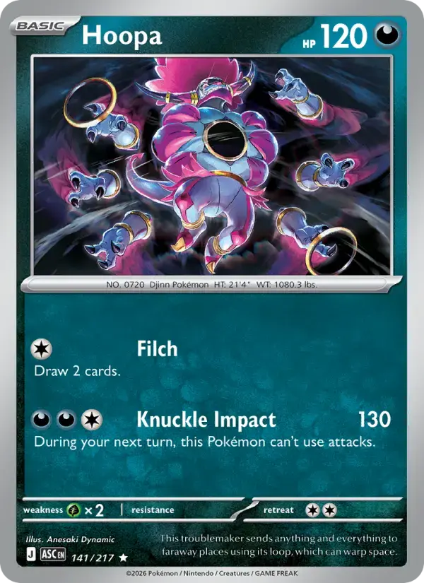 Hoopa #141 — Ascended Heroes
