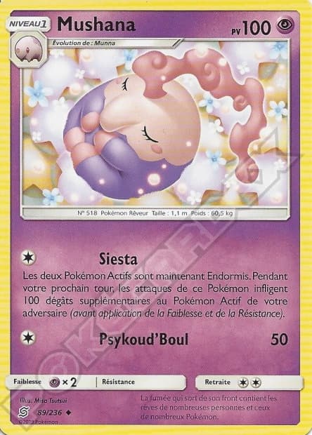Carte Pokémon Mushana #89 — Harmonie des Esprits