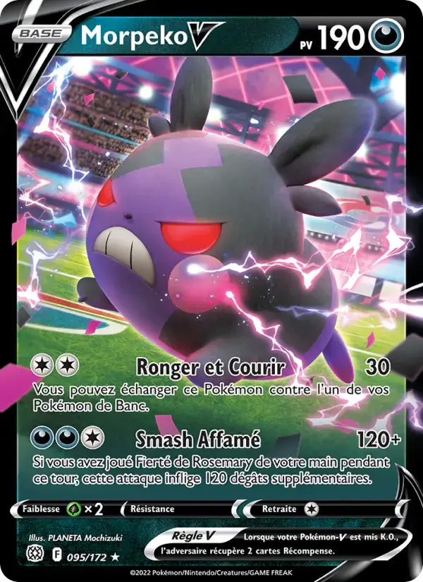 Carte Pokémon Morpeko V #095 — Stars Étincelantes