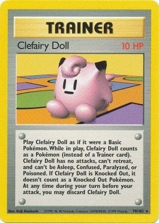 Clefairy Doll #70 — Base Set