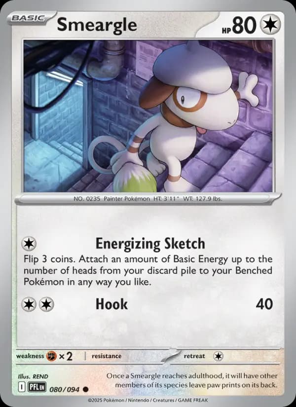 Smeargle #080 — Phantasmal Flames