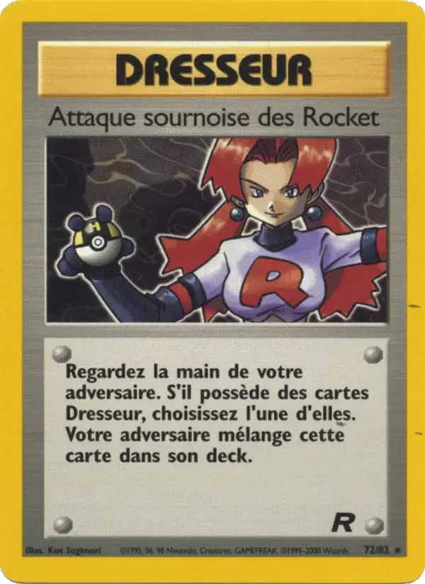Carte Pokémon Attaque sournoise des Rocket #72 — Team Rocket