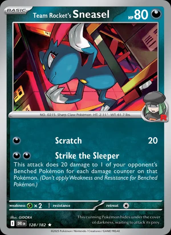 Team Rocket's Sneasel #128 — Destined Rivals
