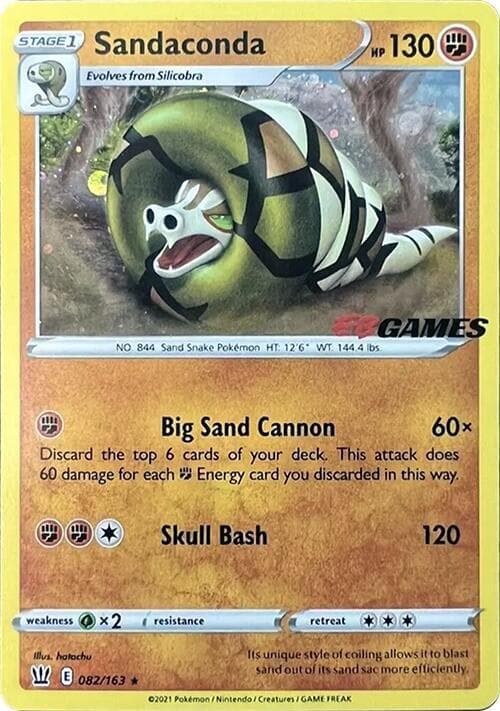 Sandaconda #082 Stamp V2 — Battle Styles