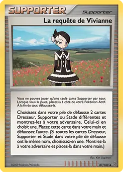 Carte Pokémon La requête de Vivianne #87 — Tempête