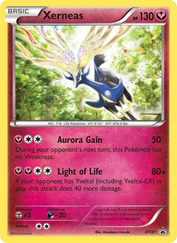 Carte Pokémon Xerneas #XY31 — Promos X&Y