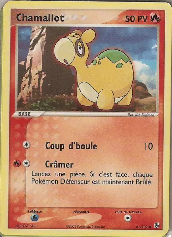Carte Pokémon Chamallot #61 — Rubis & Saphir