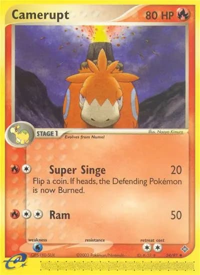 Camerupt #24 — Dragon