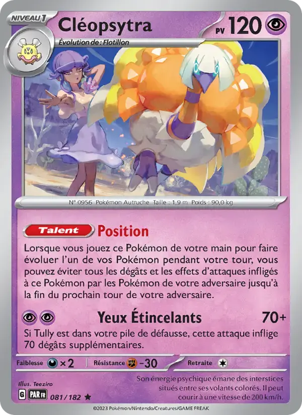 Carte Pokémon Cléopsytra #081 — Faille Paradoxe