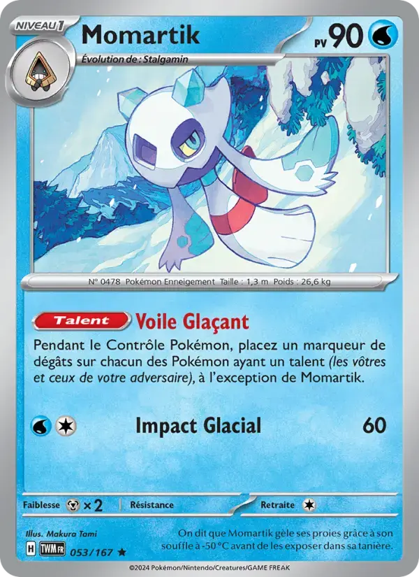 Carte Pokémon Momartik #053 — Mascarade Crépusculaire