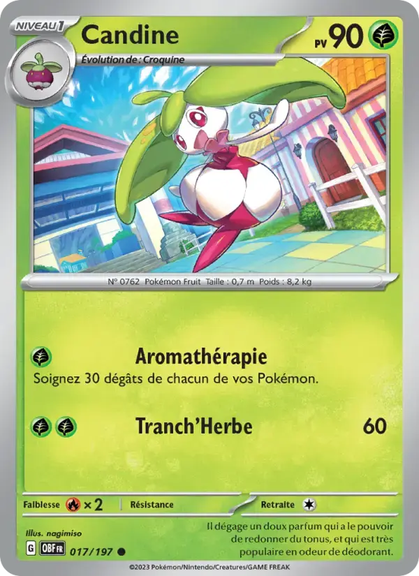 Carte Pokémon Candine #017 — Flammes Obsidiennes