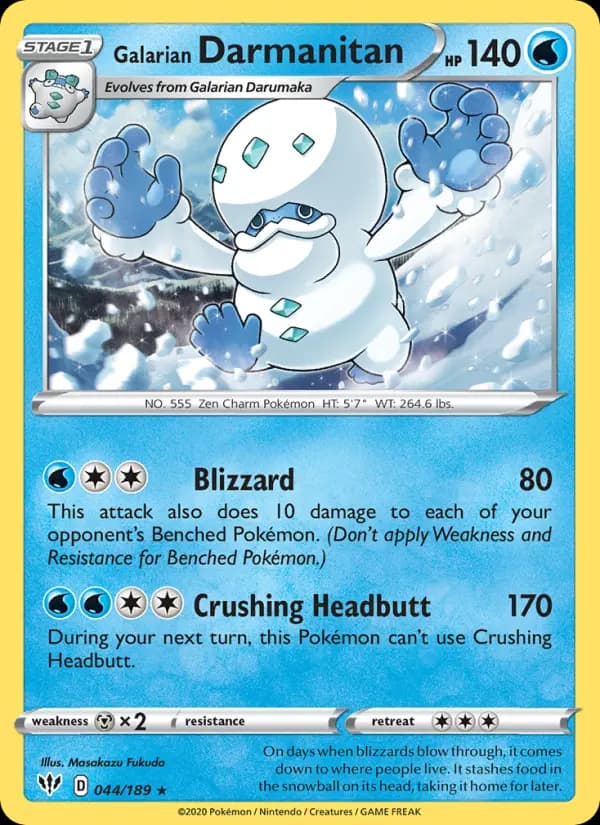 Galarian Darmanitan #44 — Darkness Ablaze