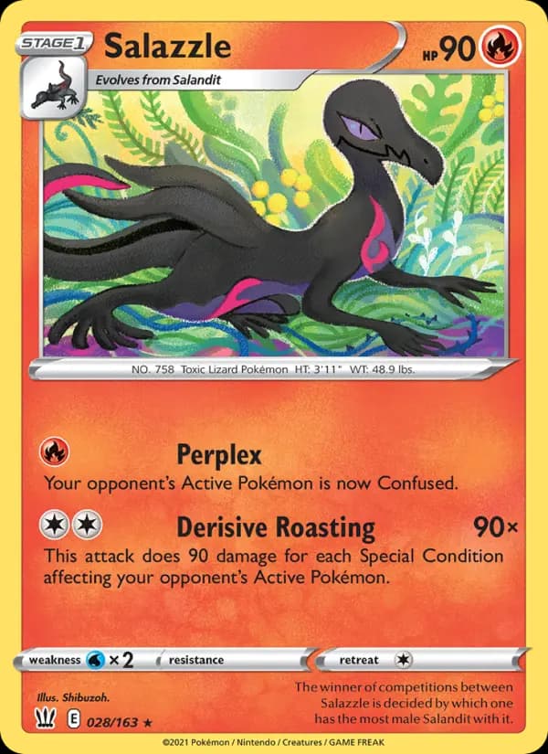 Salazzle #28 — Battle Styles