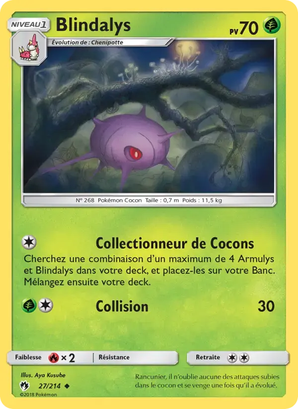 Carte Pokémon Blindalys #27 — Tonnerre Perdu