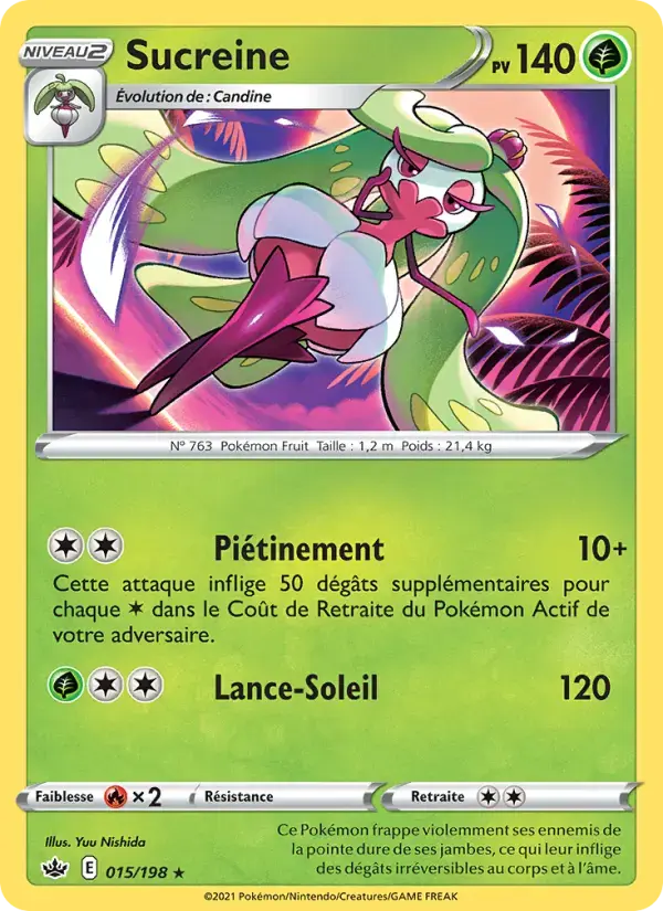 Carte Pokémon Sucreine #15 — Règne de Glace