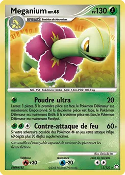 Carte Pokémon Meganium #13 — Trésors Mystérieux