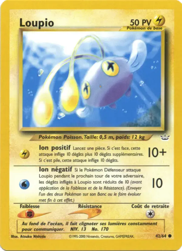 Carte Pokémon Loupio #42 — Neo Revelation
