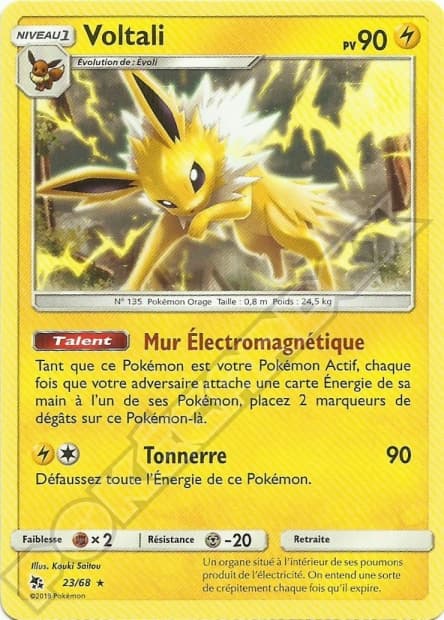 Carte Pokémon Voltali #23 — Destinées Occultes