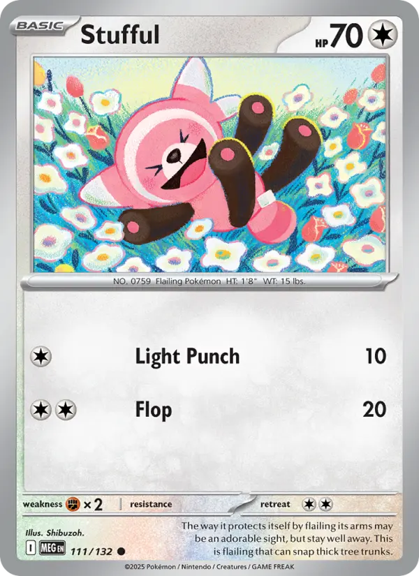 Carte Pokémon Nounourson #111 — Méga-Évolution