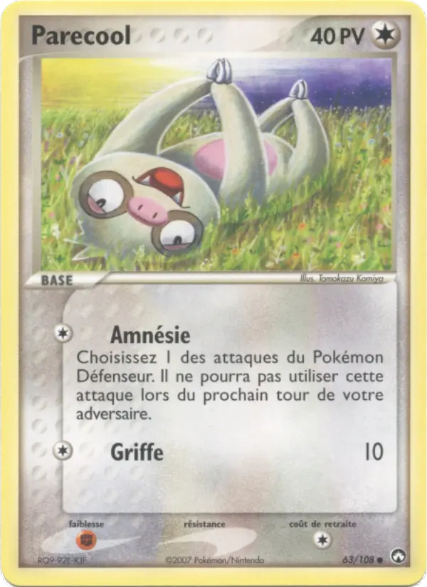 Carte Pokémon Parecool #63 — Gardiens du Pouvoir
