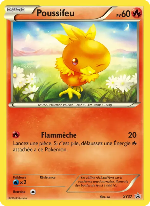 Carte Pokémon Poussifeu #XY37 — Promos X&Y