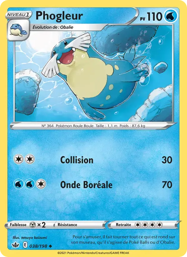 Carte Pokémon Phogleur #38 — Règne de Glace