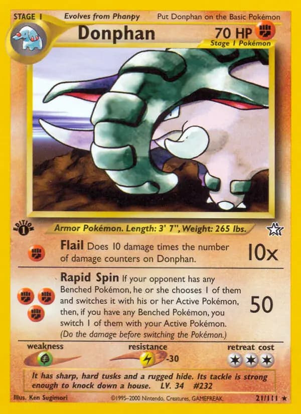 Donphan #21 — Neo Genesis