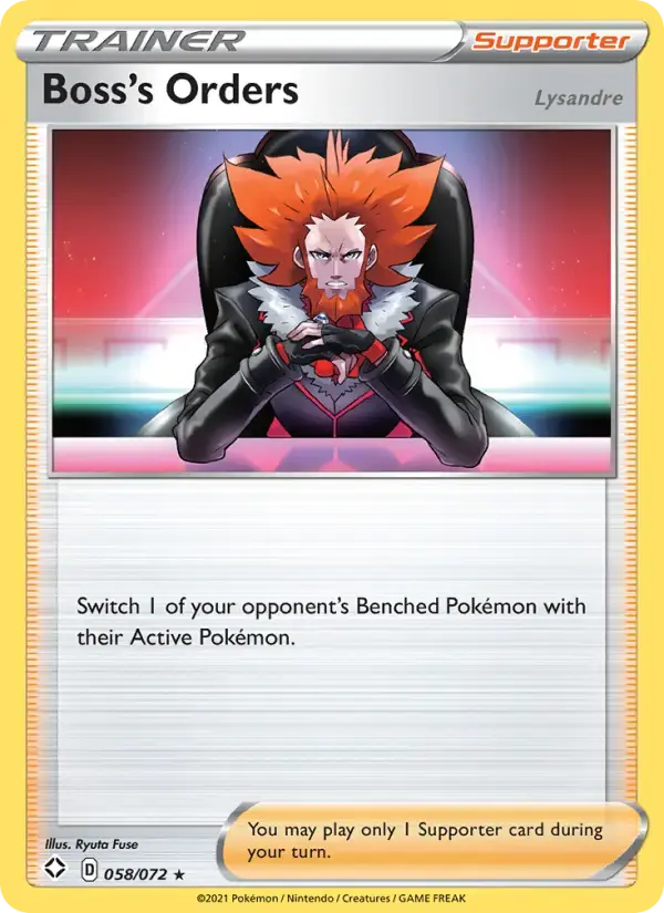 Boss's Orders (Lysandre) #58 — Shining Fates