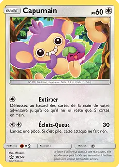 Carte Pokémon Capumain #SM244 — Promos Soleil et Lune