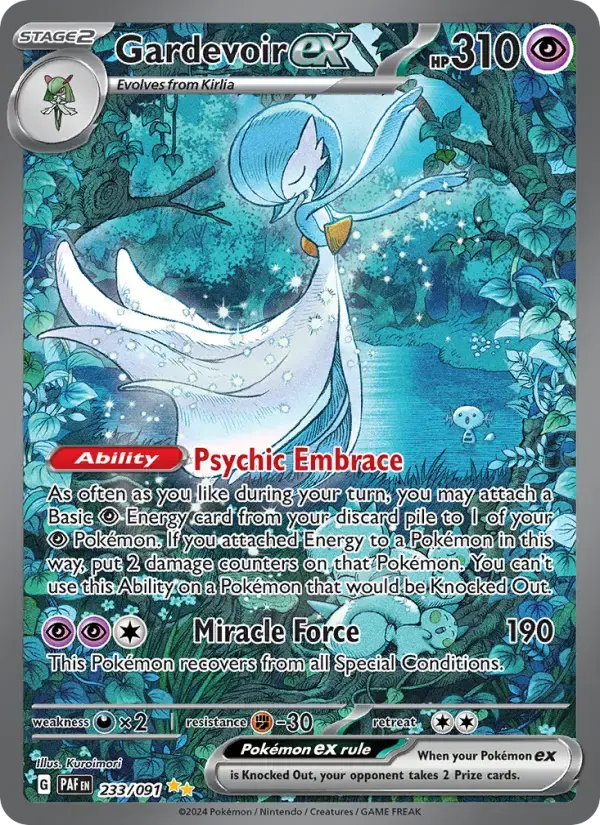 Gardevoir ex #233 — Paldean Fates